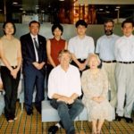 Photo of Hubert Schmitz and participants at Alumni Meeting in Tokyo 2001