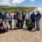 Photo of Hubert Schmitz with colleagues and family on Severn Sisters walk 2016