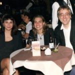 Photo of Hubert Schmitz with Luiza Bazan and Lizbeth Navas-Aleman in Porto Alegre 1998