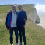 Photo of Hubert Schmitz with Dirk Messner at Seaford Head 2016